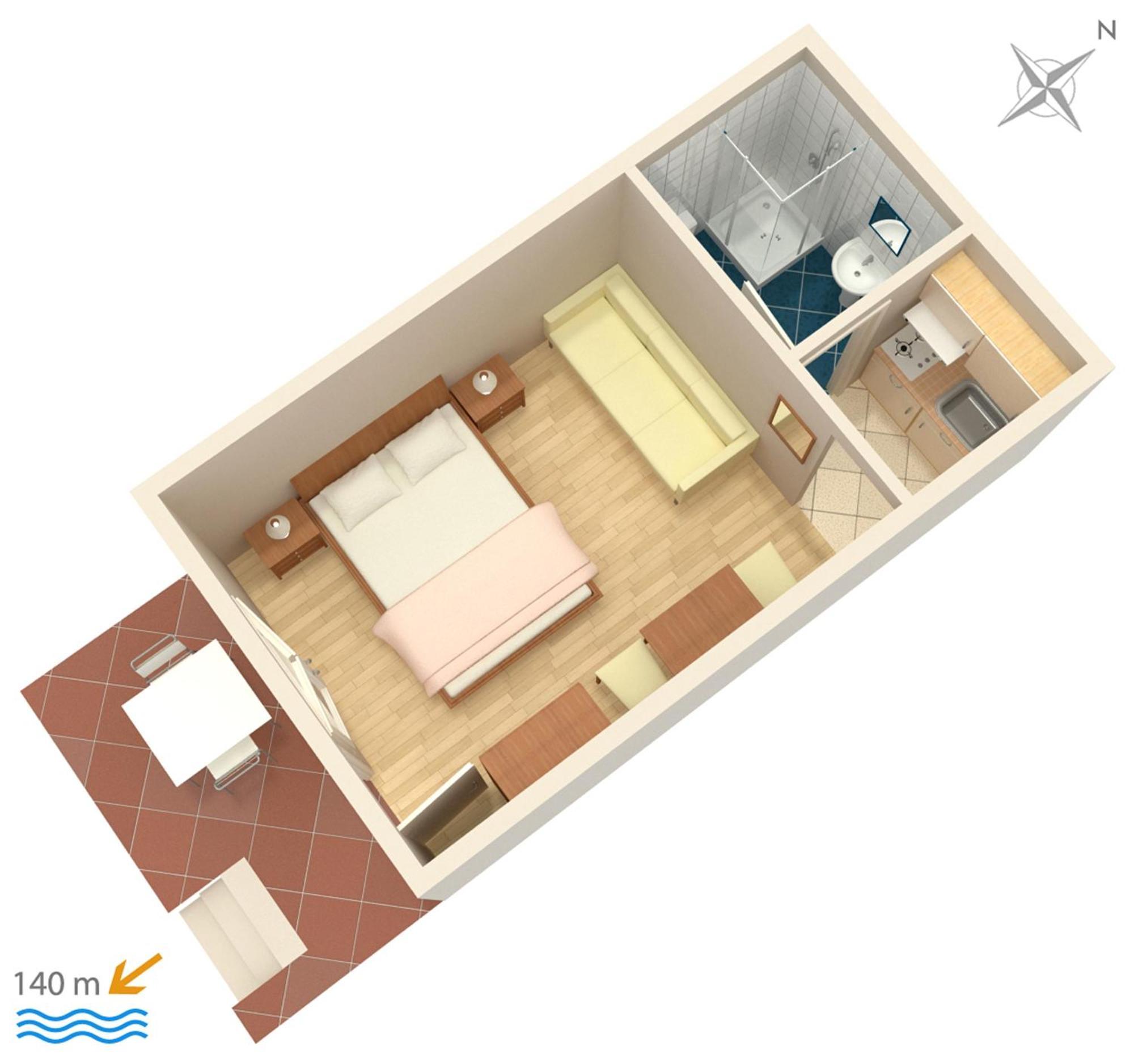 Apartments And Rooms By The Sea Brela, Makarska - 2752 エクステリア 写真