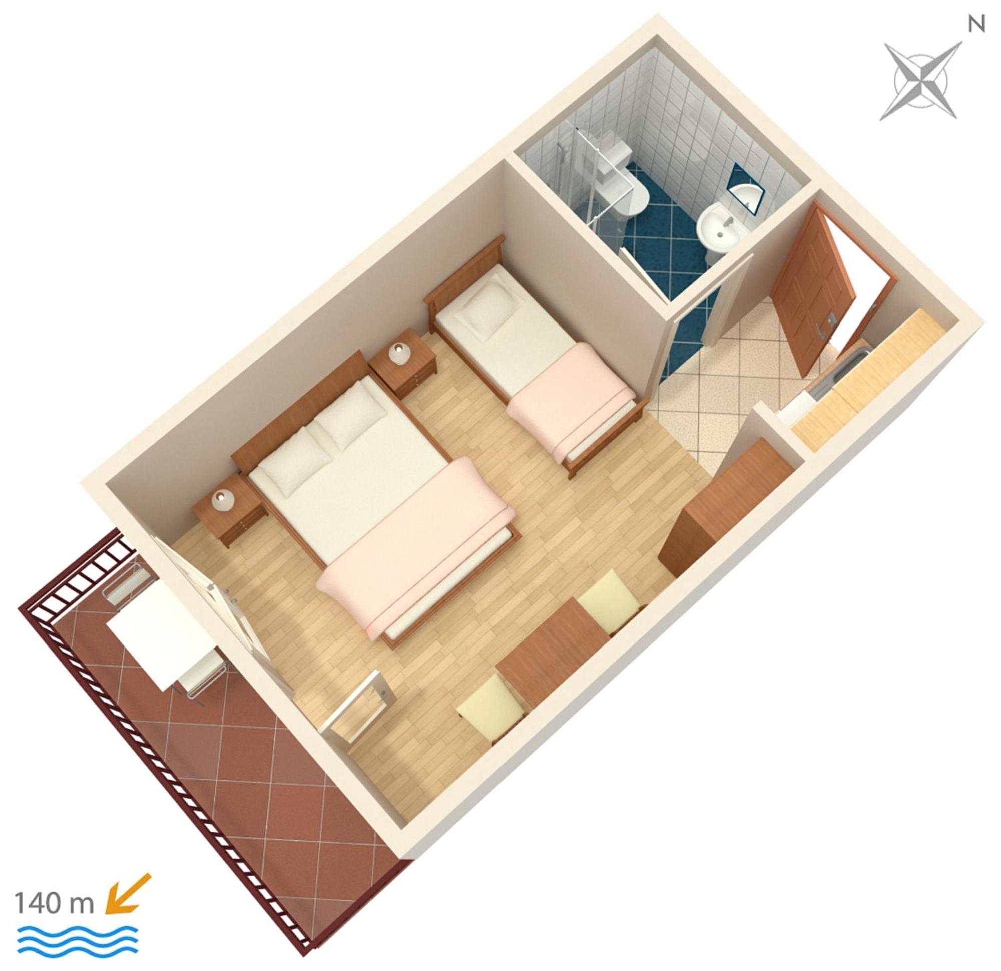 Apartments And Rooms By The Sea Brela, Makarska - 2752 エクステリア 写真